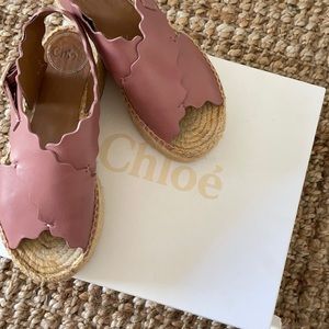 Chloè Lauren Plaform Sandal - Pink/Rose 37
